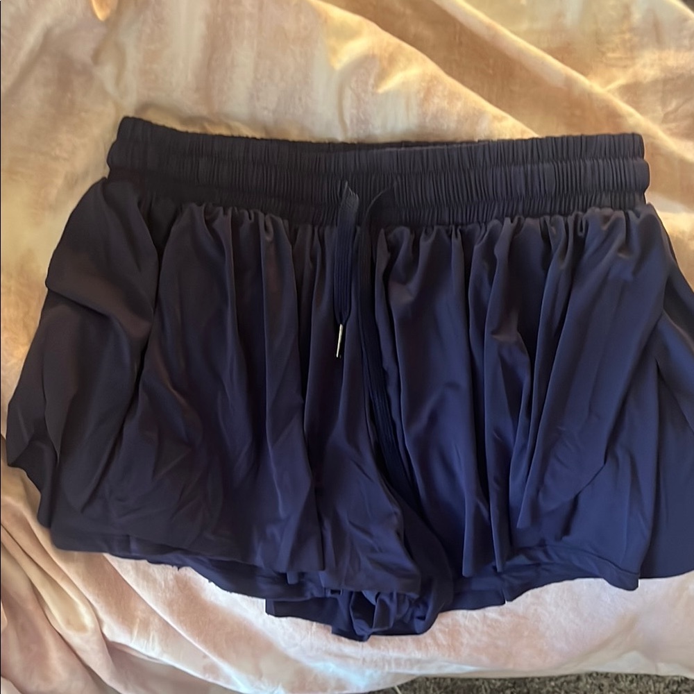 Women's Navy Blue Shorts